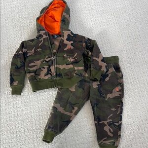 Polo Camo Kids Hoodie and Jogger Set